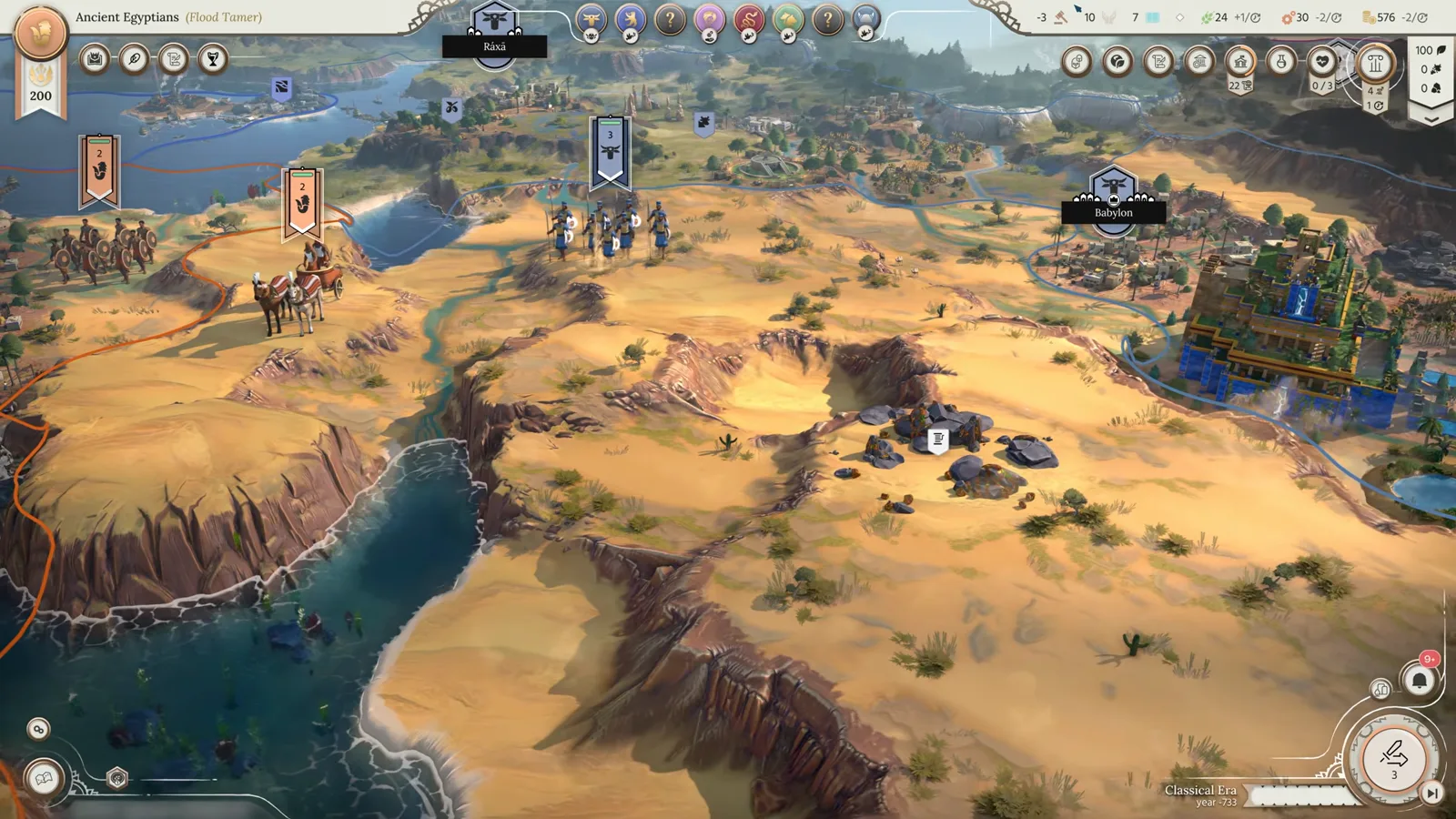 Humankind 2 coastal cliffs and maritime trade ships from the official PC strategy game